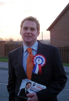 Keith Harbinson (TUV) out canvassing