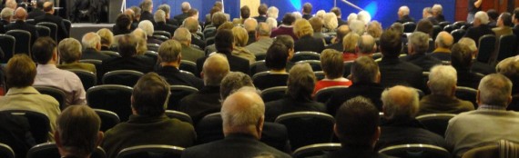 Sea of heads from the back - UUP Conference