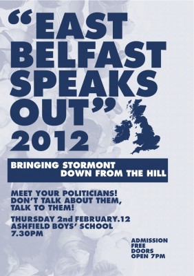 East Belfast Speaks Out 2012 leaflet