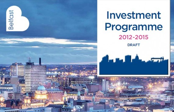 belfast city council draft investment programme 2012 2015 - front of brochure