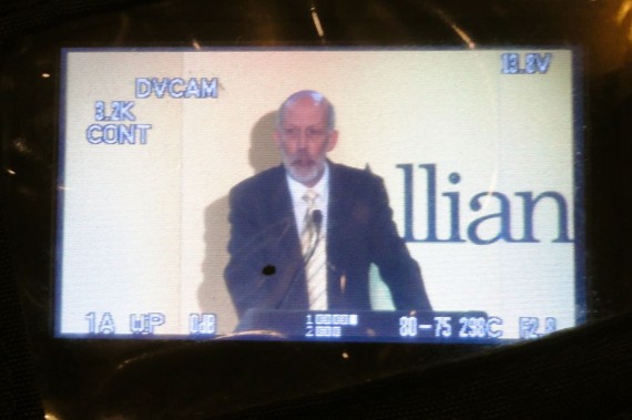 Party leader David Ford addressing Alliance Conference 2012