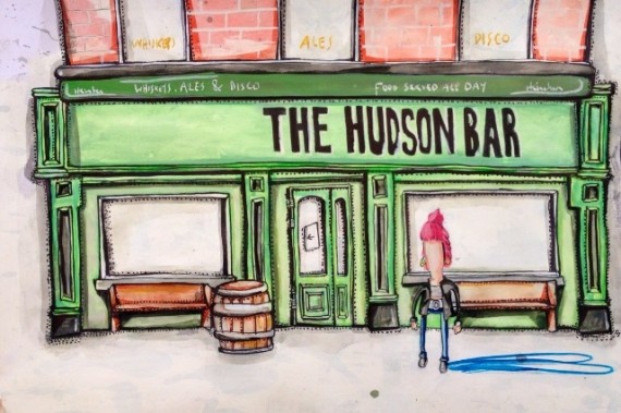 The Hudson Bar, Belfast - Brian John Spencer