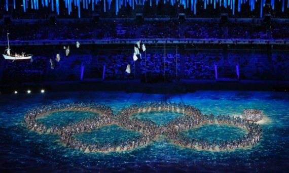Sochi 2014 Dancing Olympic Rings