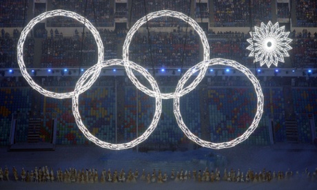 Sochi 2014 Winter Olympic Rings opening
