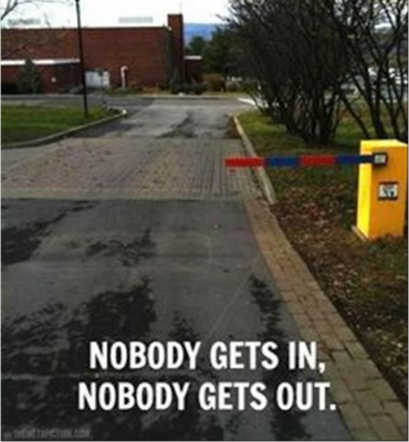 No one gets in