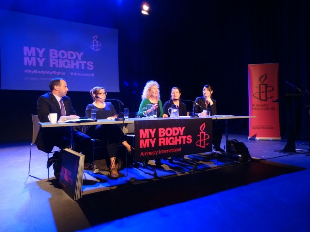 Amnesty NI - My Body My Rights launch panel