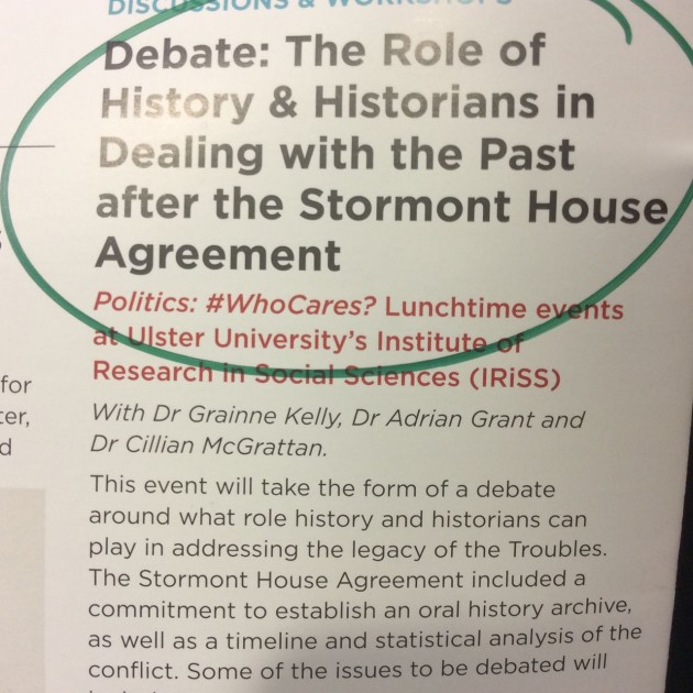 Role of History and Historians in Dealing with the Past leaflet