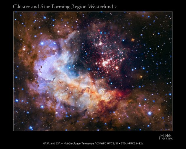 Hubble Space Telescope 25th Anniversary Image - Westerlund 2