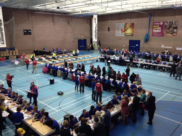 Lagan Valley count 2015 Westminster