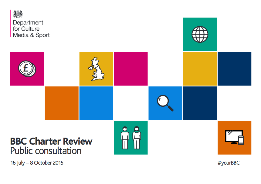 DCMS BBC Charter Review 2015 Public Consultation front page