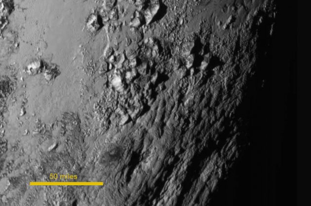 New Horizons Pluto surface detail
