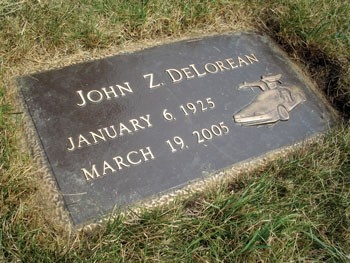 Delorean tombstone
