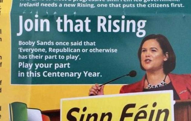 Sinn Féin's 2016 Booby Sands Leaflet