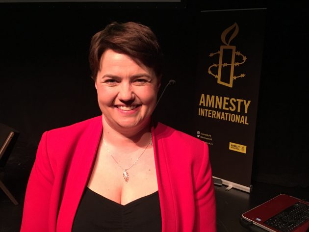 Ruth Davidson MSP fiving Amnesty NI annual Belfast Pride lecture 2016