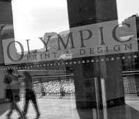 Olympic Print - window
