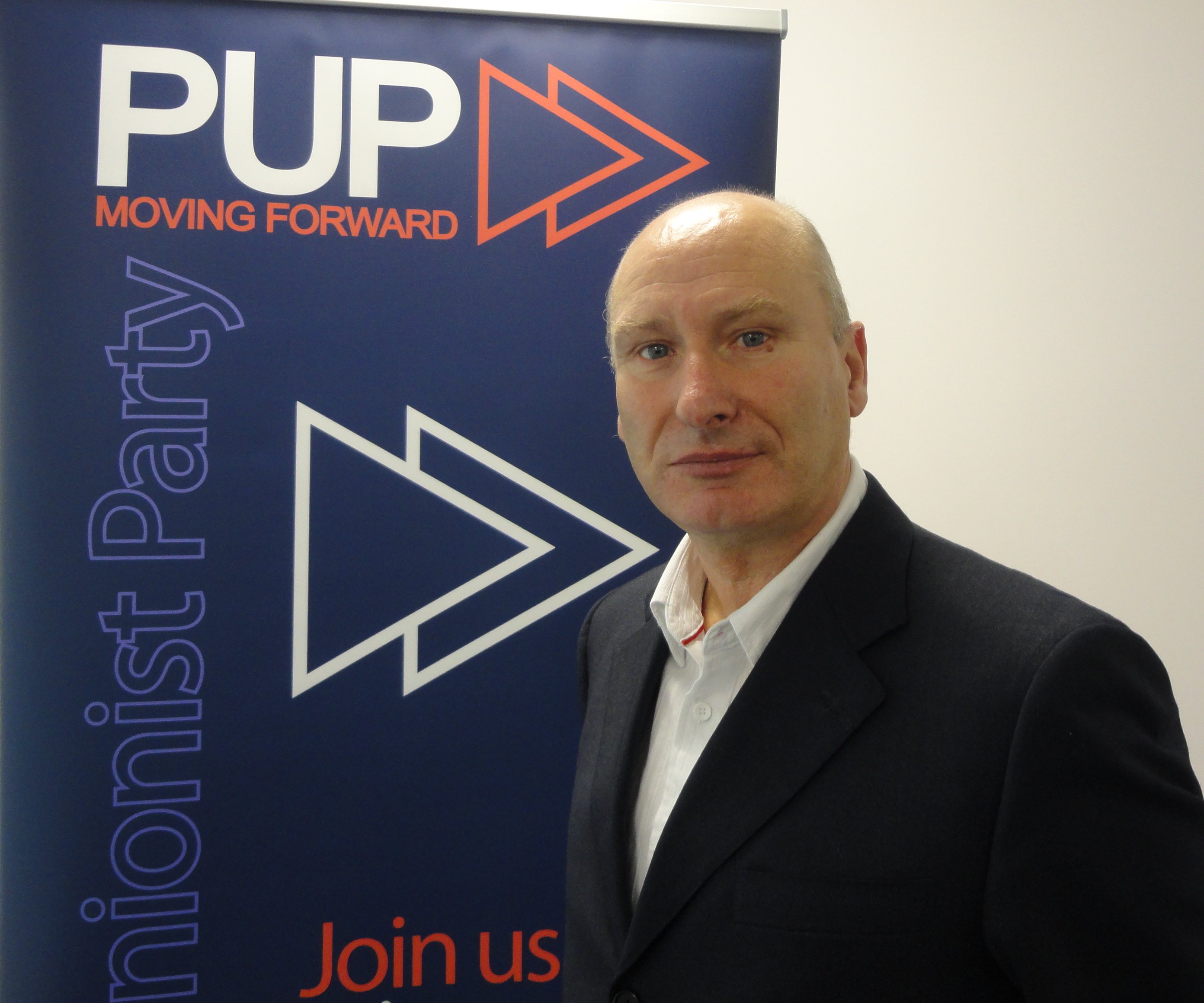 Billy Hutchinson - newly elected as PUP leader
