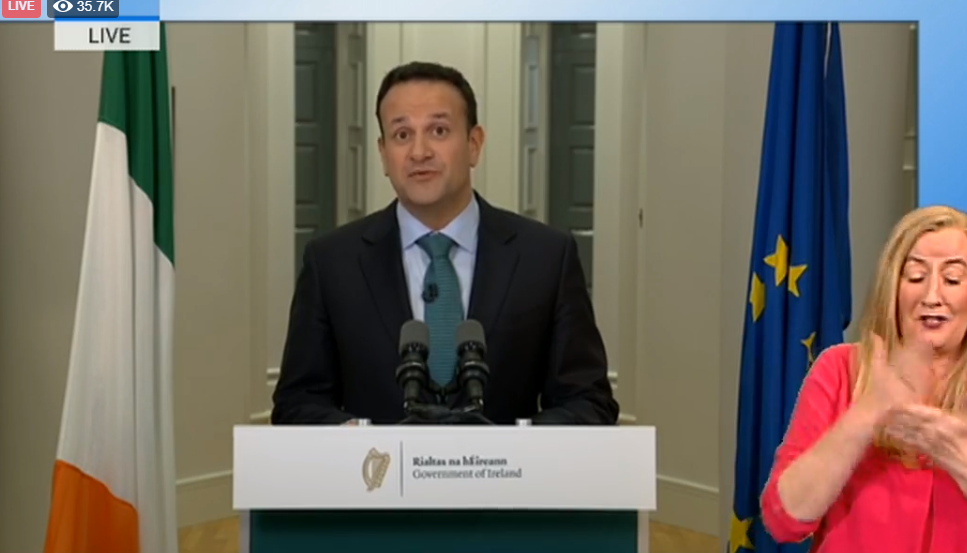 Taoiseach Leo Varadkar Addresses The Nation Slugger O Toole