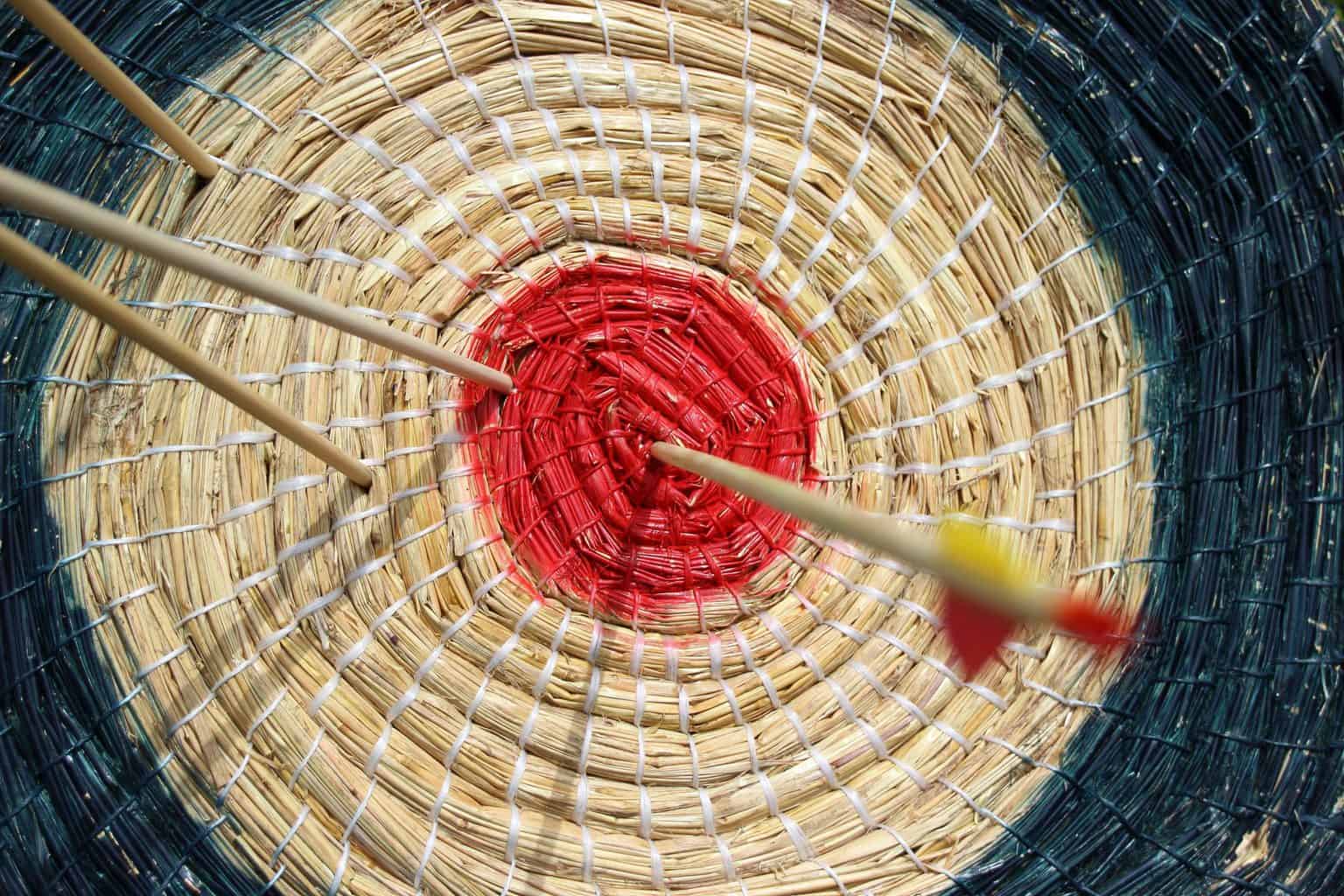 goal, target, arrow