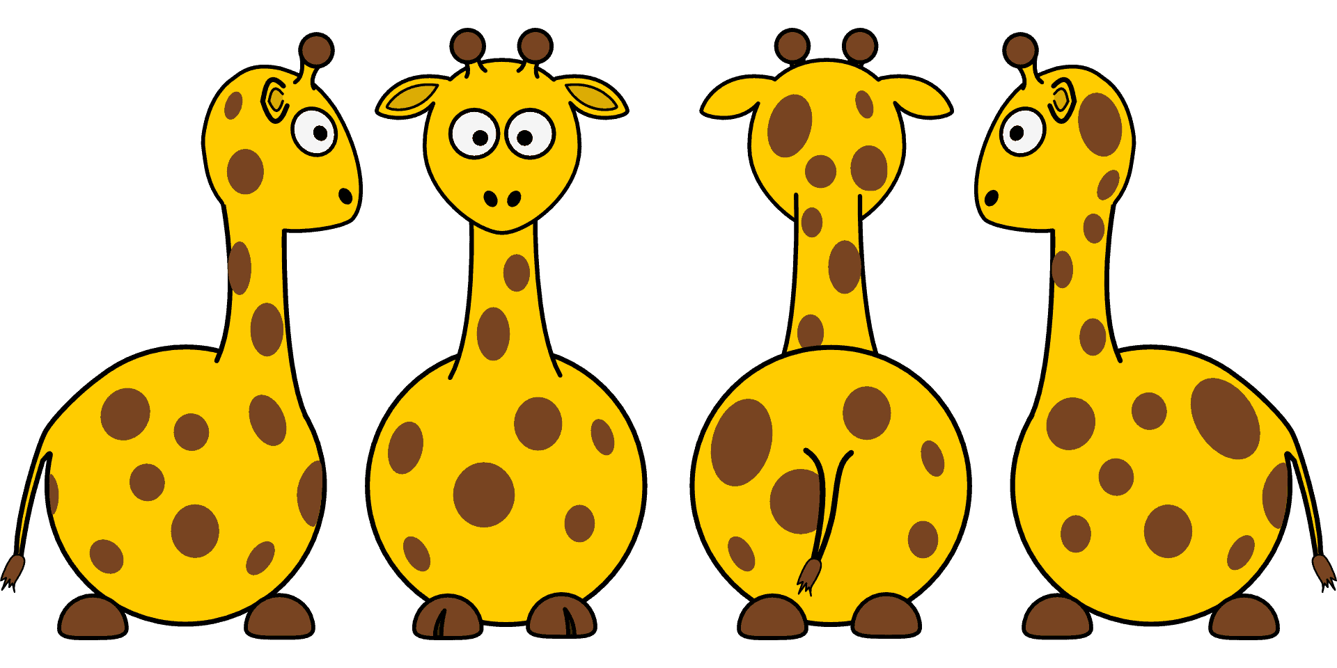 giraffes, mammals, animals
