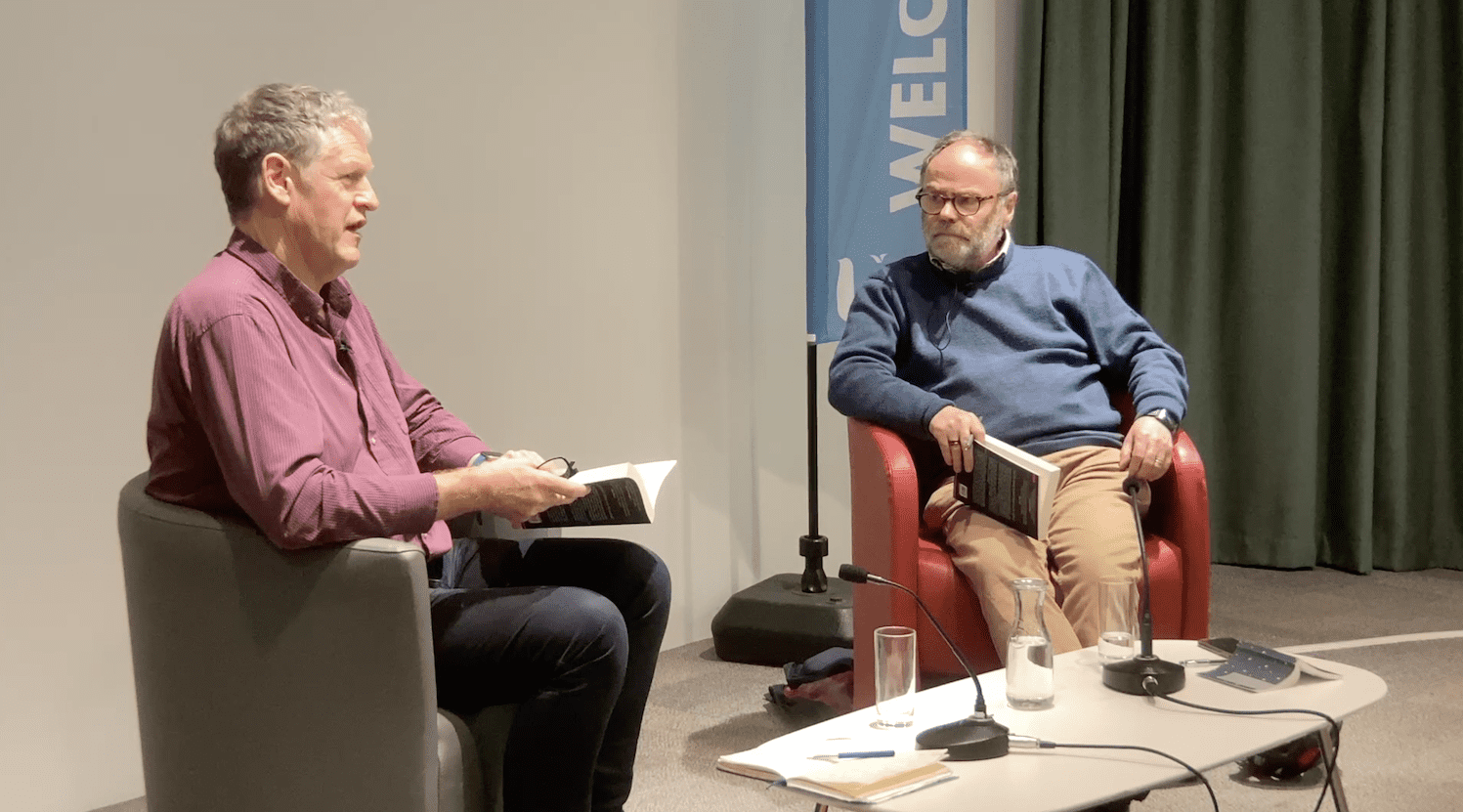 Duncan Morrow in conversation with author Malachi O'Doherty about his new book Can Ireland Be One at Ulster University as part of recent Look North Festival