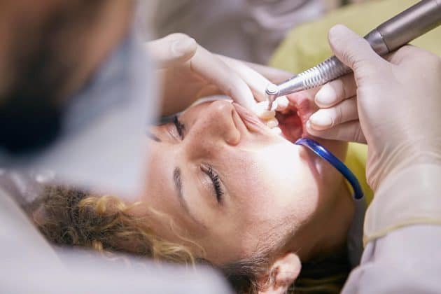 dentist treating a patient