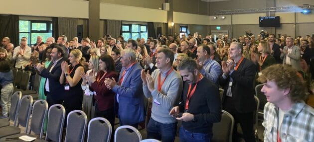 Standing ovation at the SDLP conference