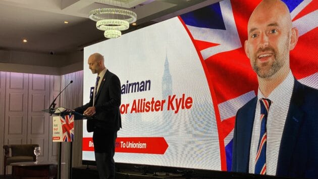 Councillor Allister Kyle at TUV 2026 conference